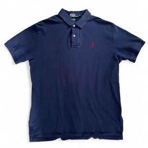 Polo by Ralph Lauren Men's Classic Fit Polo Shirt – Navy Blue, Size Small